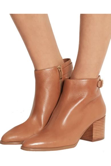 michael michael kors saylor leather ankle boot|Michael Kors ryan leather boot.